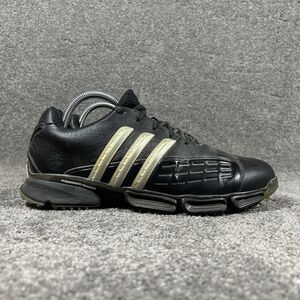 Adidas Powerband 2.0 Waterproof Black Leather Golf Shoes 737855 Mens Size 8.5